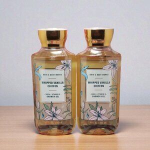 🆕Bath and Body Works Whipped Vanilla Chiffon Shower Gel